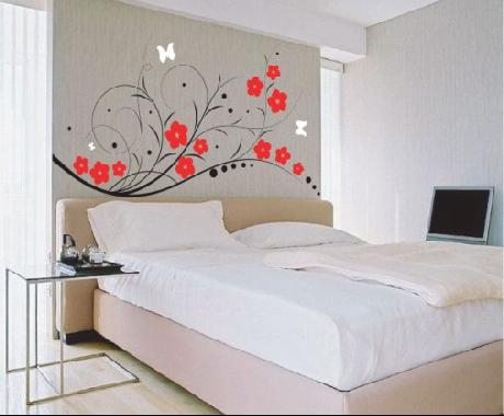 wall sticker bed room